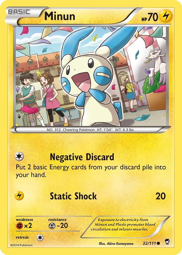 Minun card artwork