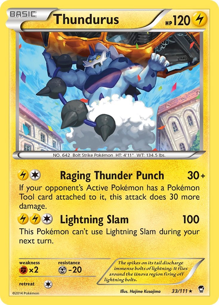 Thundurus card artwork