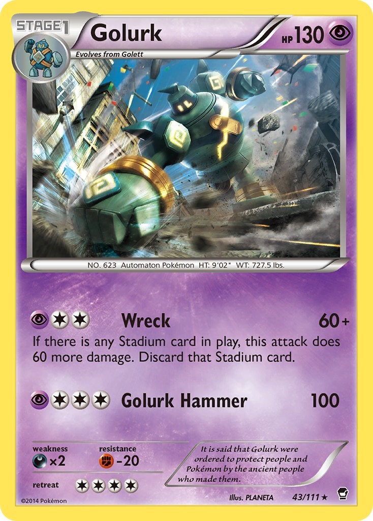 Golurk card artwork