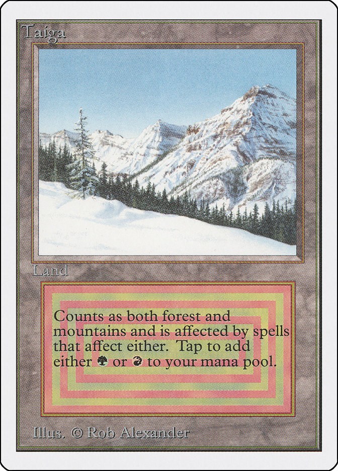 Taiga - Unlimited Edition - Magic: The Gathering