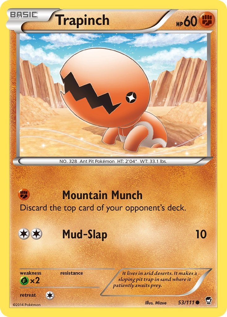 Trapinch card artwork
