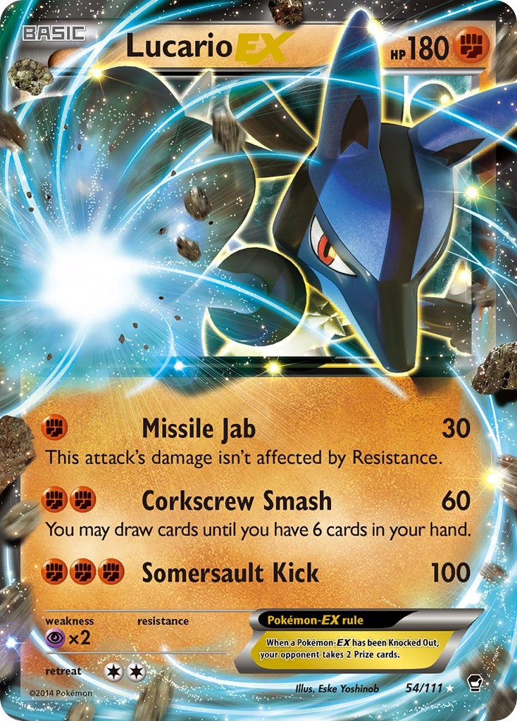 Lucario EX - Furious Fists - Pokemon Card Prices & Trends