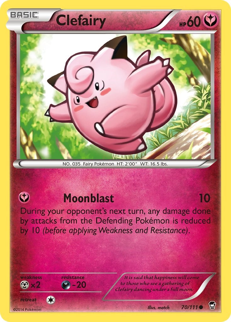 Clefairy card artwork