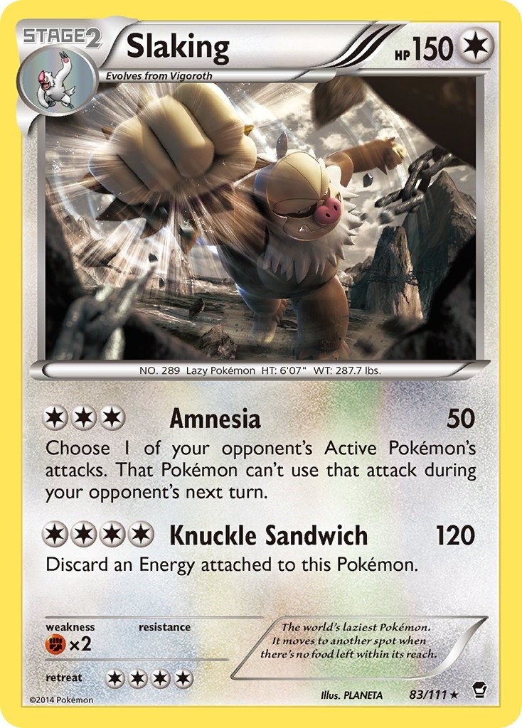 Slaking card artwork