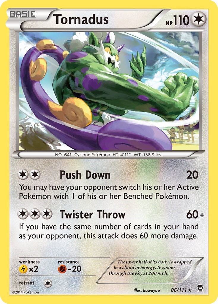 Tornadus card artwork