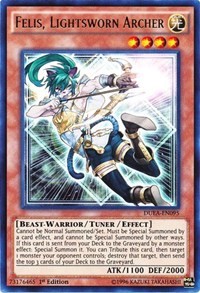 Felis Lightsworn Archer Duelist Alliance YuGiOh