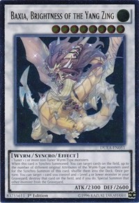 Baxia, Brightness Of The Yang Zing - GFP2-EN130 - Ultra Rare - 1st Edition - Yu-Gi-Oh! Trading Card