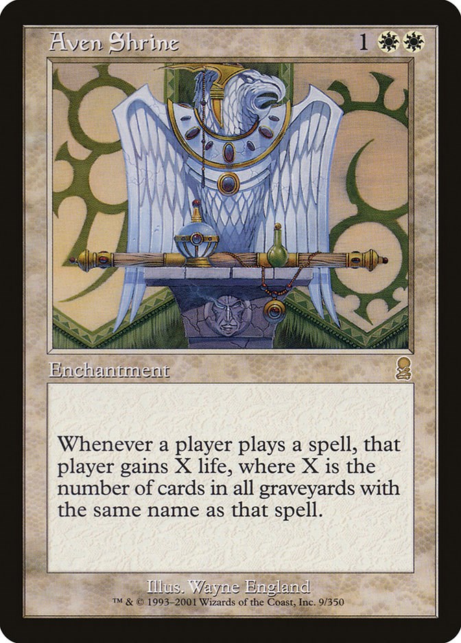 Aven Shrine Odyssey Magic The Gathering