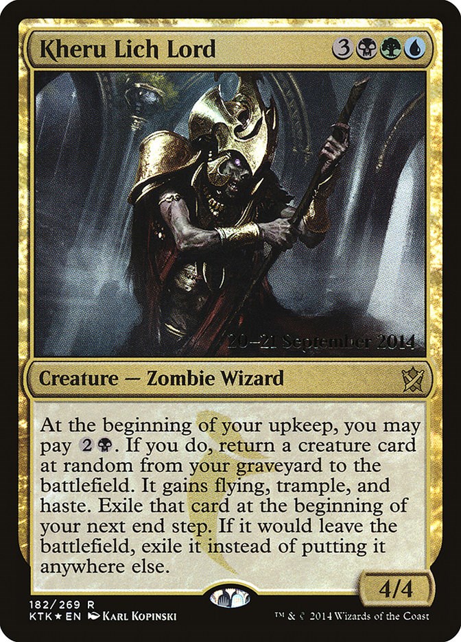 Kheru Lich Lord - Prerelease Cards - Magic: The Gathering