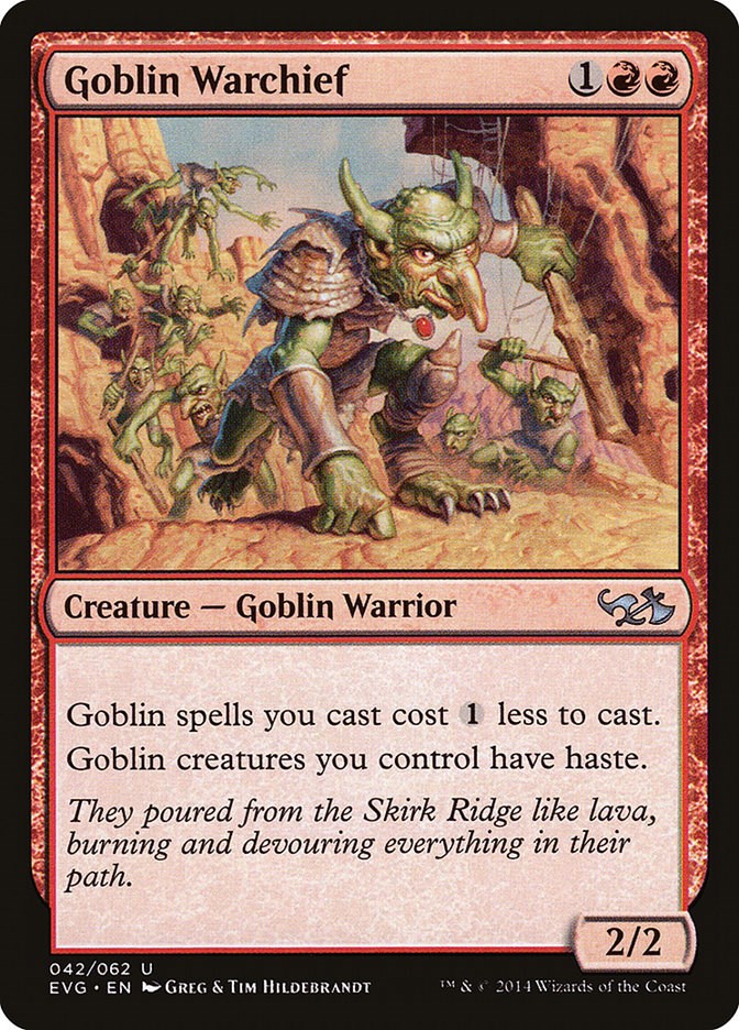 Goblin Warchief - Duel Decks: Anthology - Magic: The Gathering