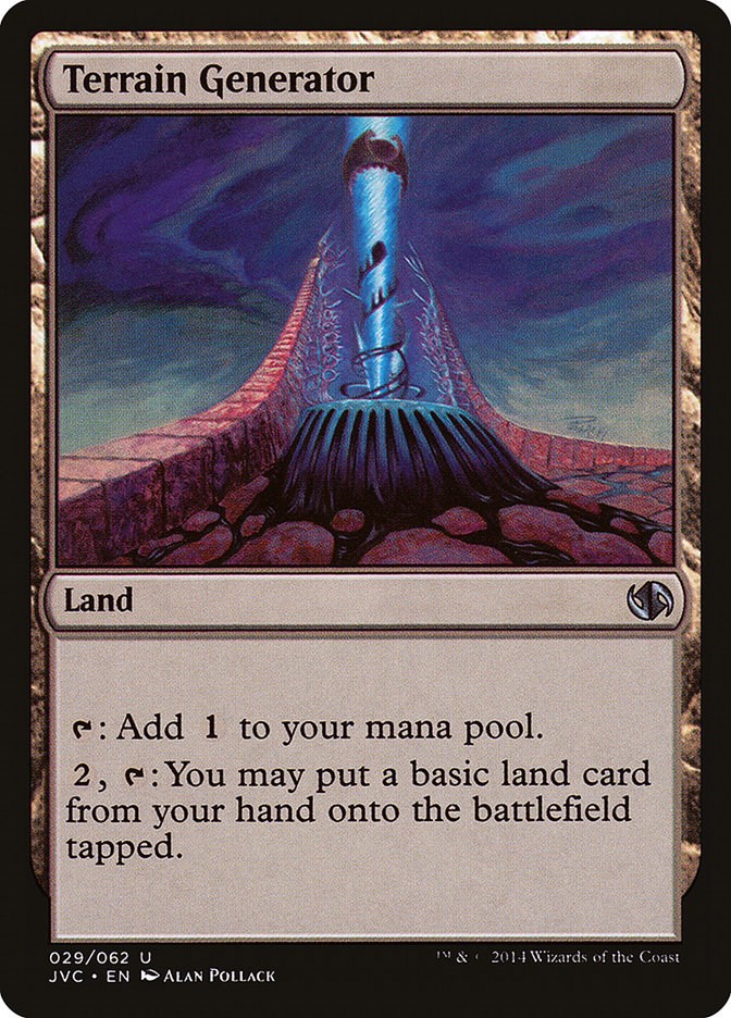 Terrain Generator Duel Decks Anthology Magic The Gathering