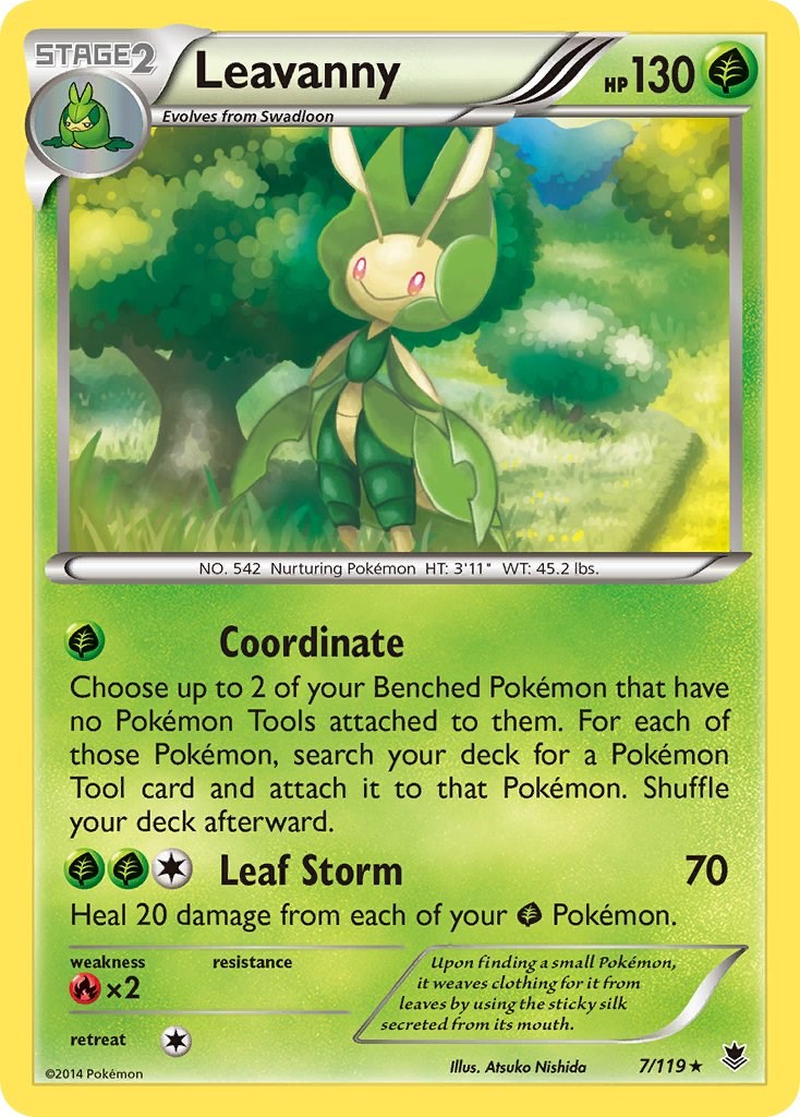 Leavanny card artwork