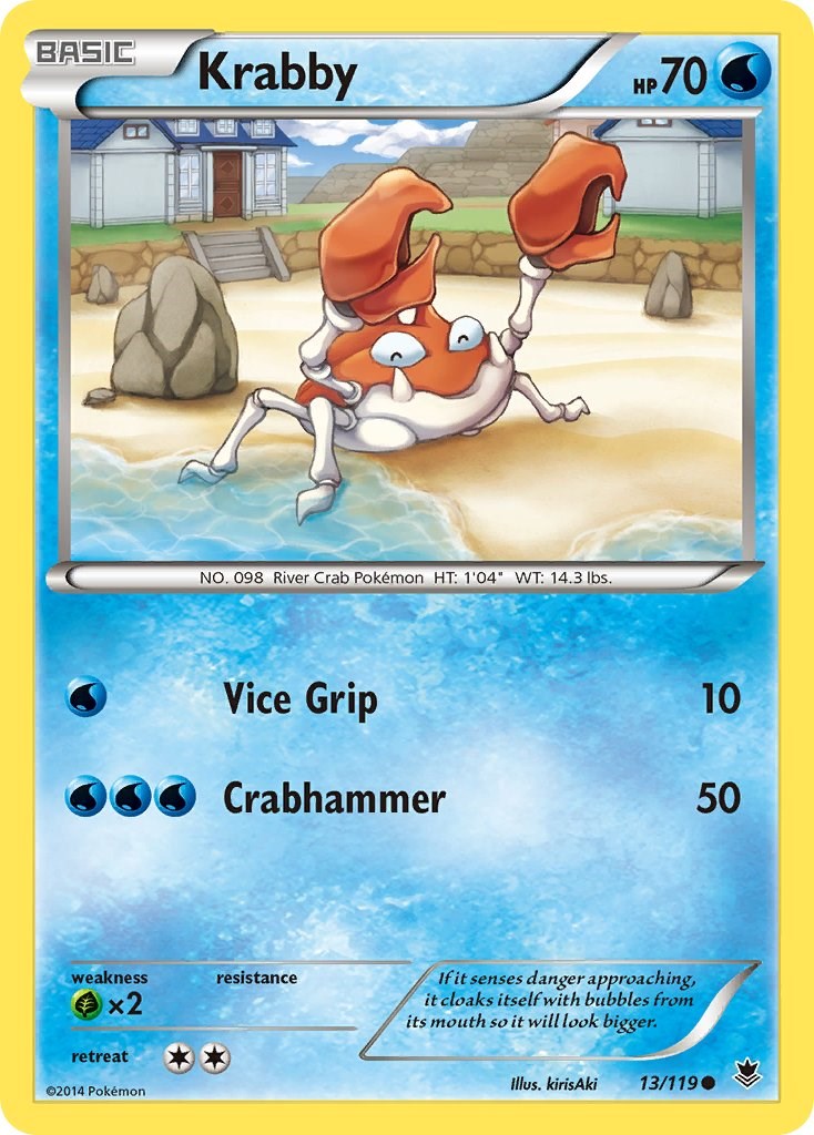 Krabby card artwork