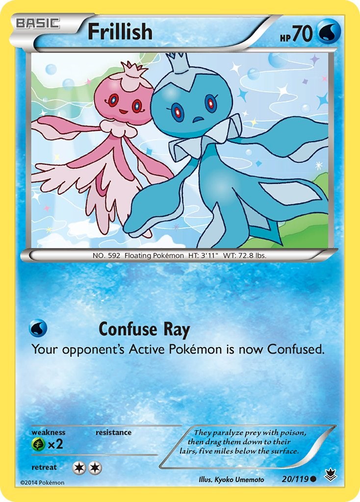 Frillish card artwork