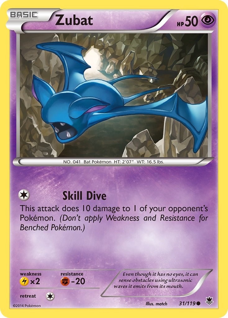 Zubat card artwork