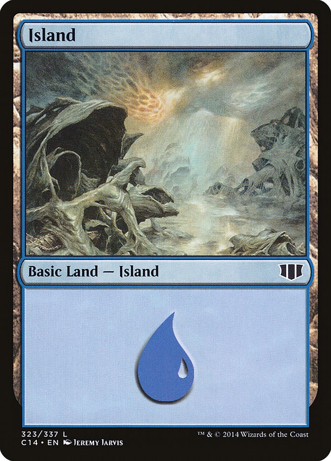 Island (323) - Commander 2014 - Magic: The Gathering