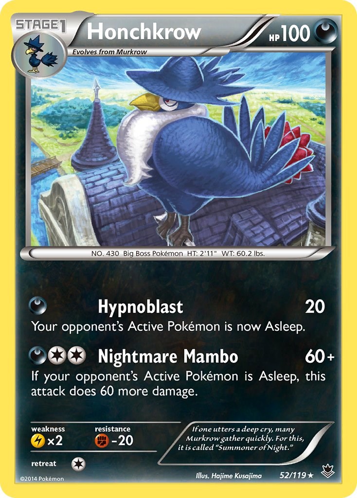 Honchkrow card artwork