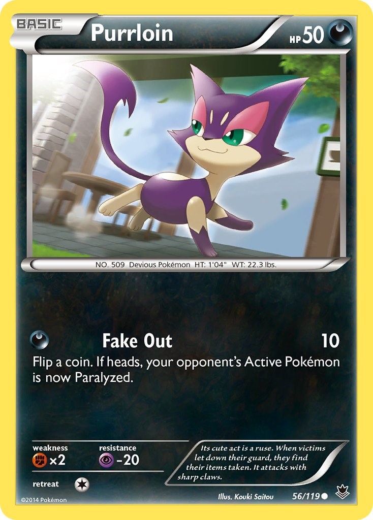 Purrloin card artwork