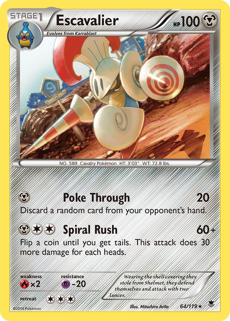 Escavalier card artwork