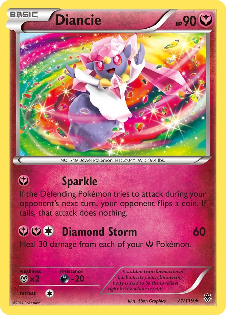 Diancie card artwork