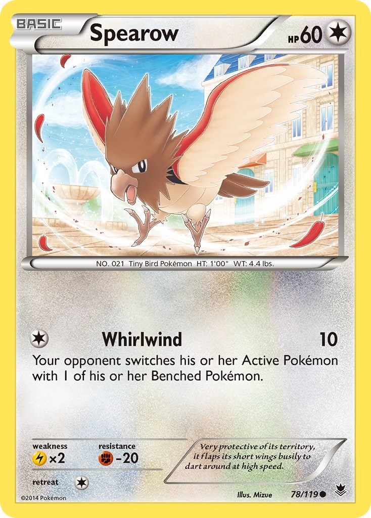 Spearow card artwork