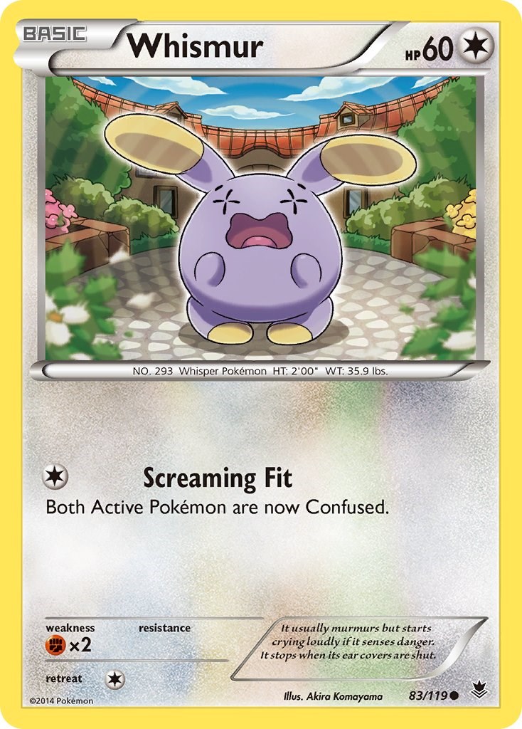 Whismur card artwork