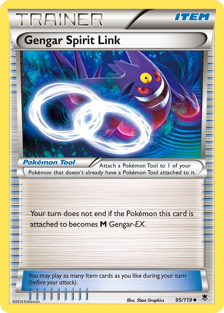 Pokemon 2014 XY#4 Phantom Gate Series Mega Gengar EX Holofoil