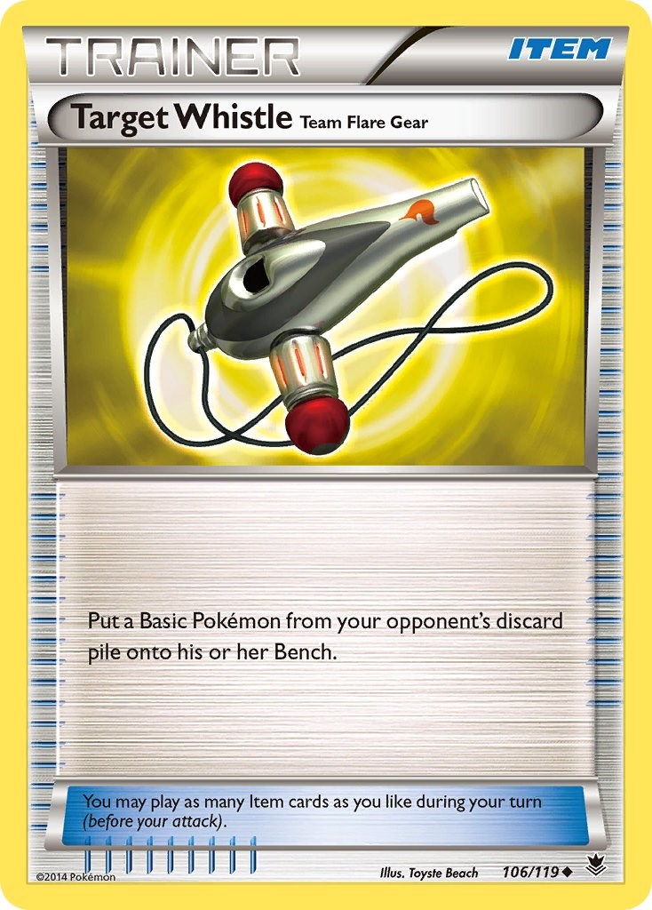 Target Whistle Team Flare Gear card artwork