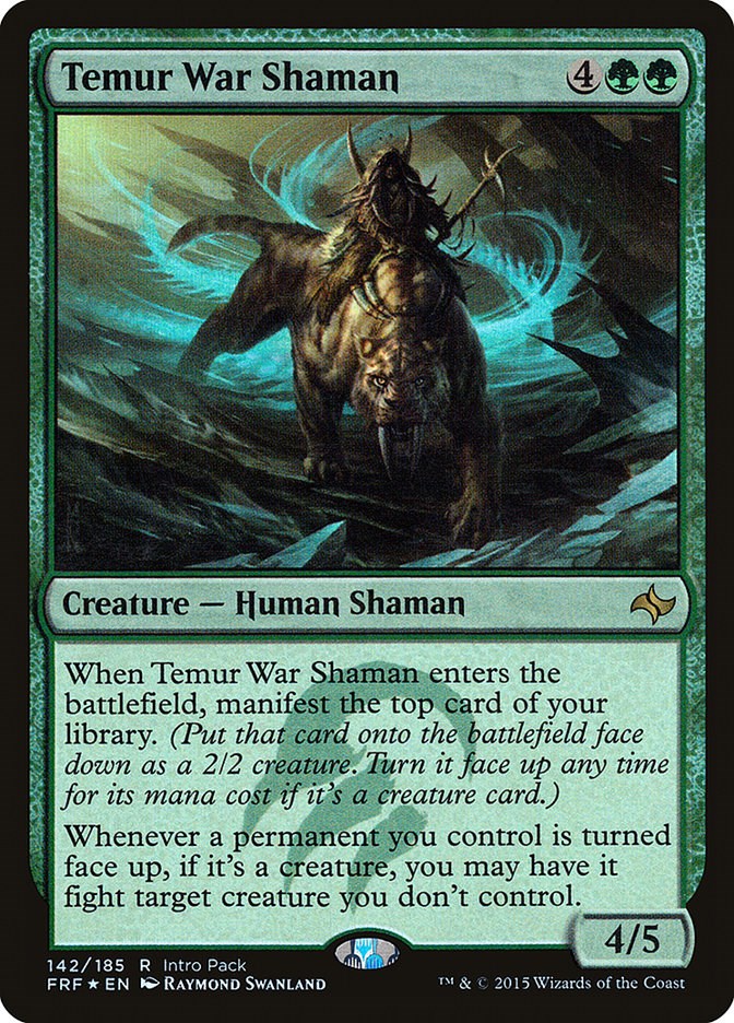 Temur War Shaman Unique and Miscellaneous Promos Magic The