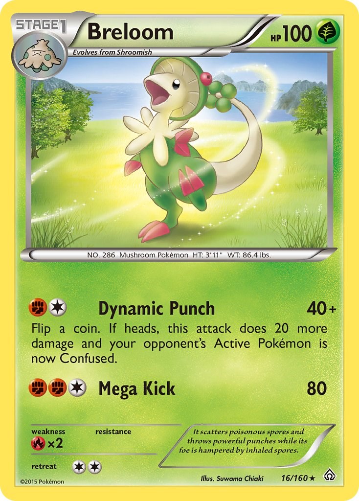 Breloom card artwork