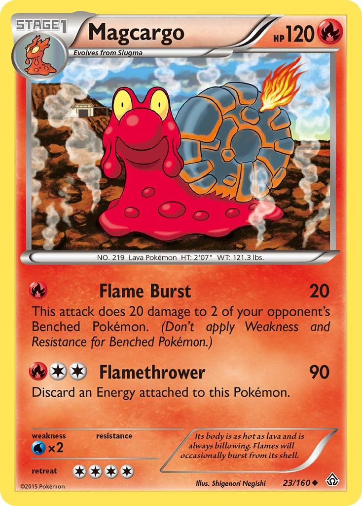 Magcargo card artwork