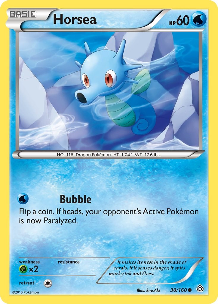 Horsea card artwork