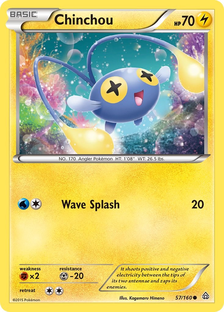 Chinchou card artwork