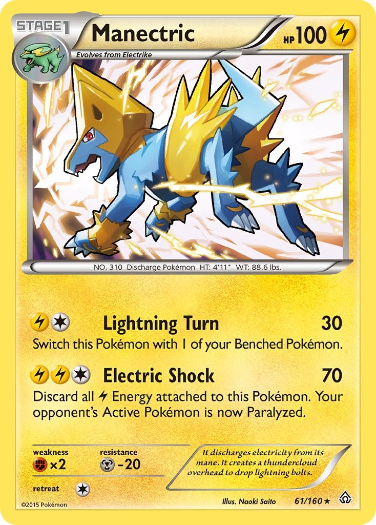 Manectric card artwork