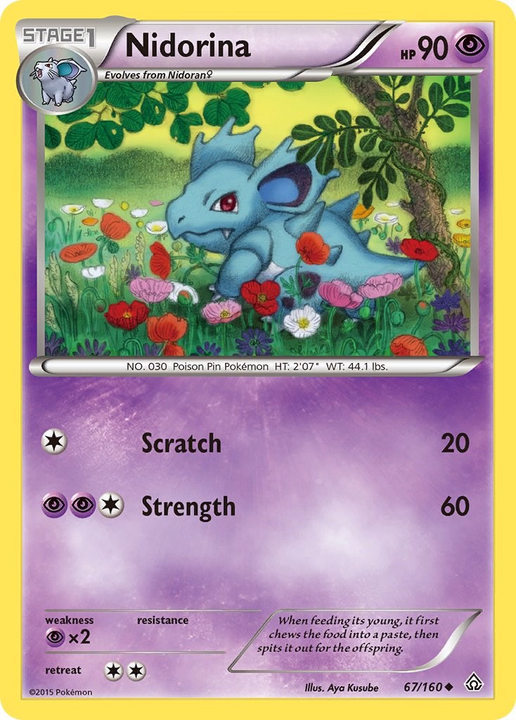 Nidorina card artwork