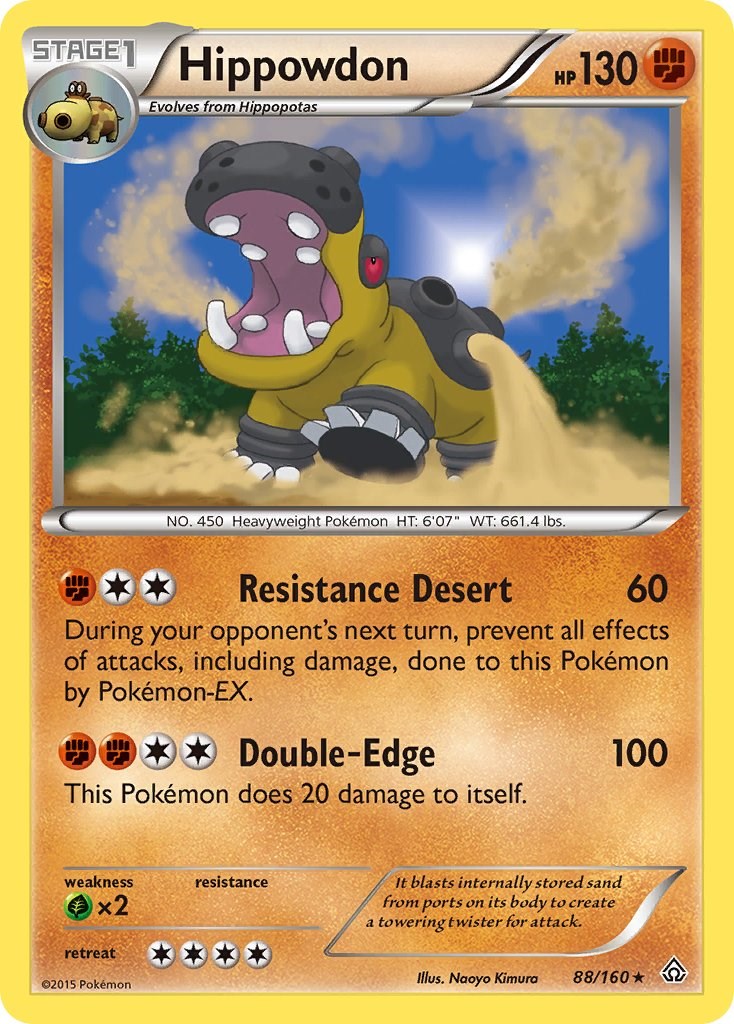 Hippowdon card artwork