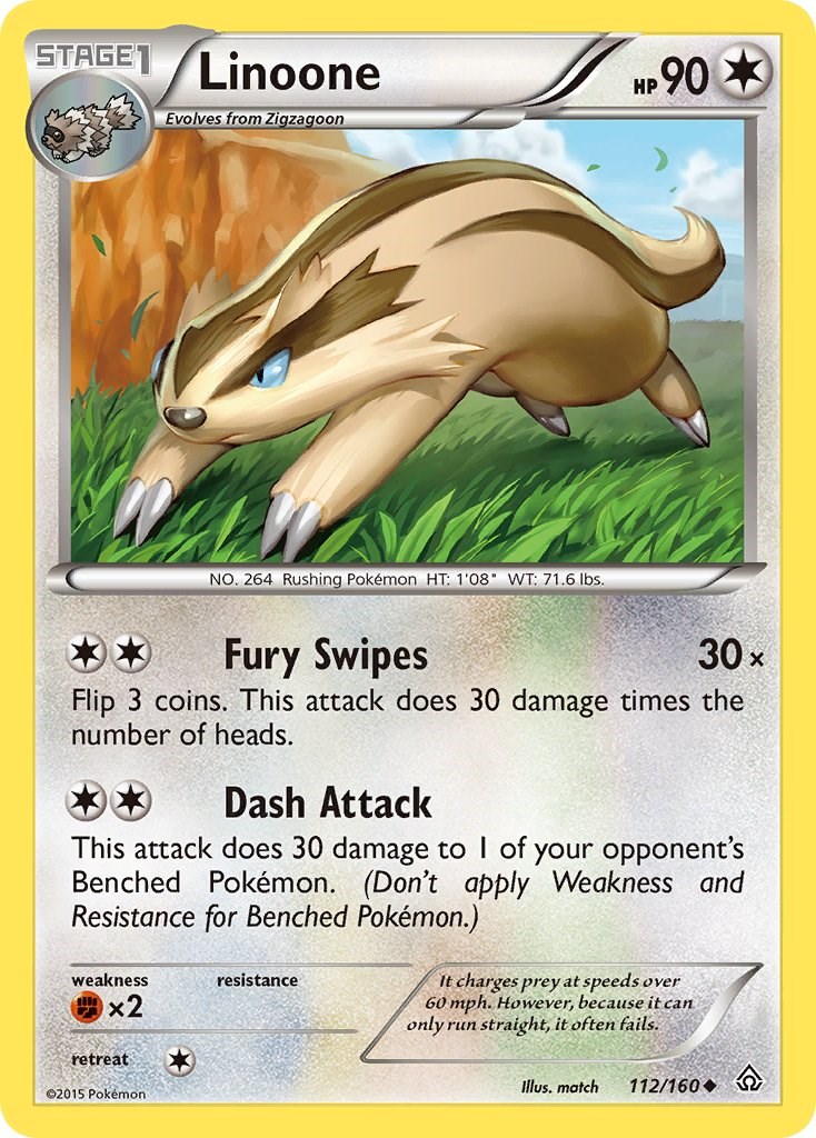 Linoone card artwork