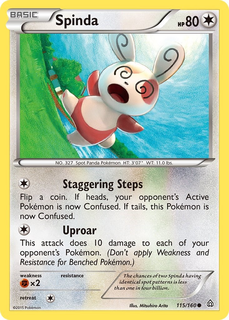 Spinda card artwork