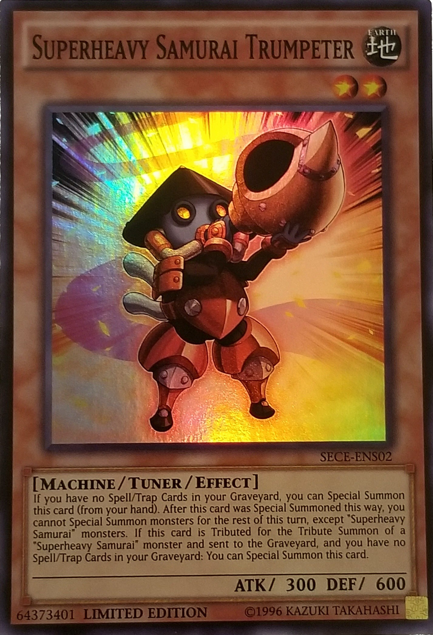 Yu-Gi-Oh! – Superheavy Samurai Soulpiercer (SECE-EN009) – Common, 1st Edition, Aus Secrets Of Eternity