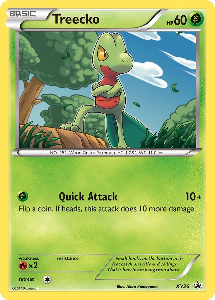Treecko card artwork