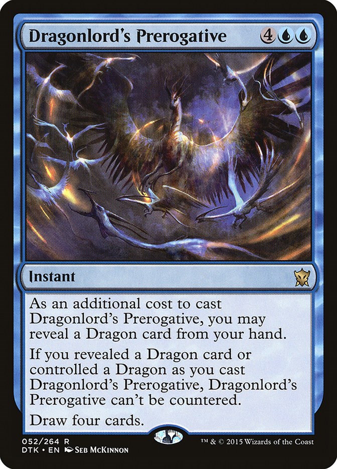 Dragonlord's Prerogative - Dragons of Tarkir - Magic: The Gathering