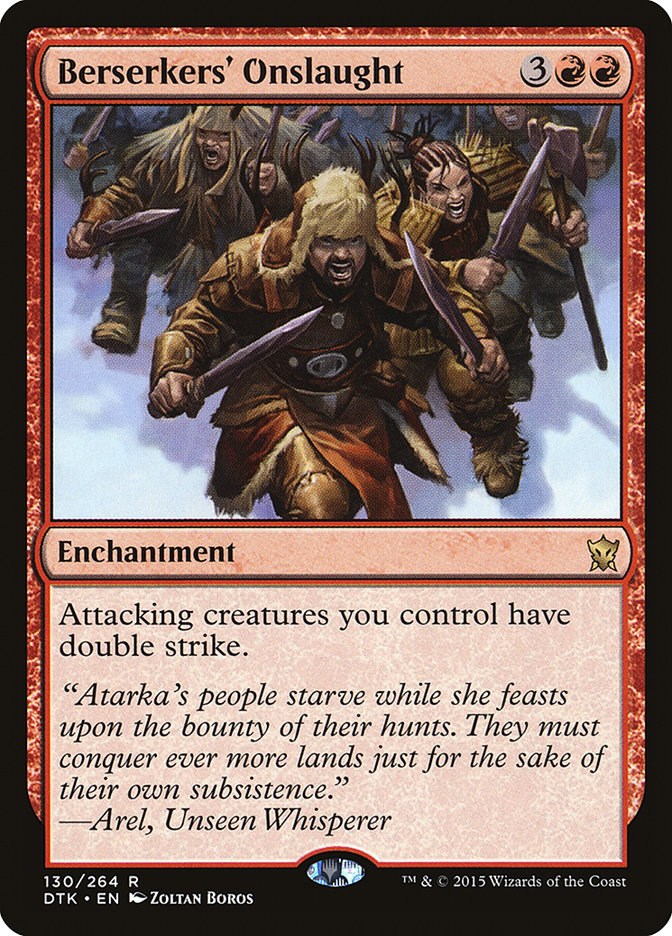 Berserkers' Onslaught Dragons of Tarkir Magic The Gathering