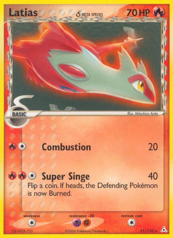 Latias δ card artwork