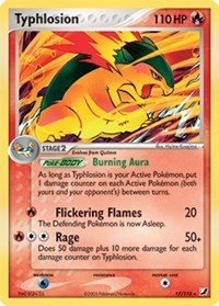 Typhlosion - 17/115 (EX Unseen Forces) card artwork