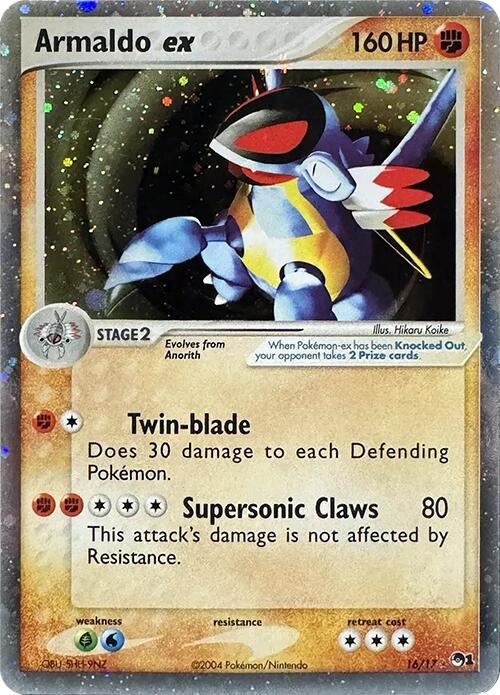 Armaldo ex card artwork