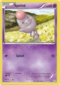 Spoink card artwork