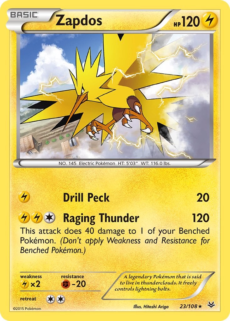 shiny zapdos card