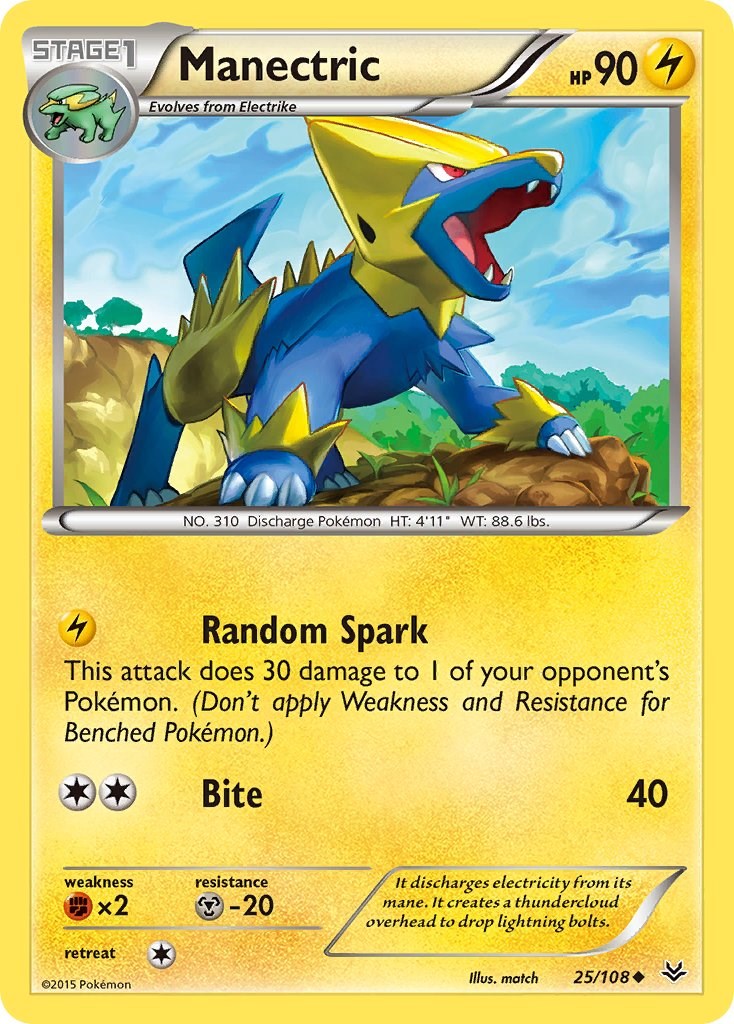 Manectric card artwork