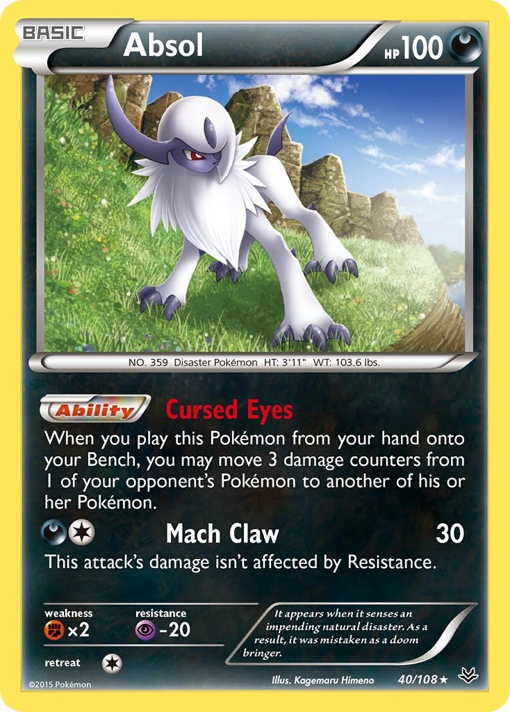 Absol card artwork