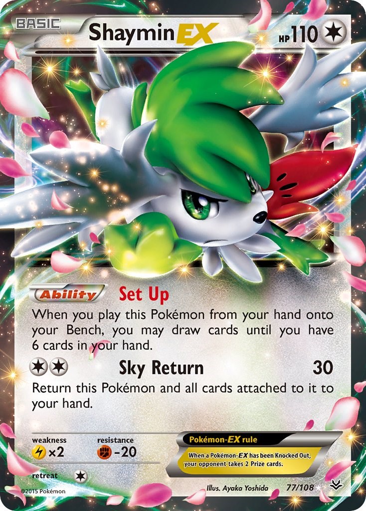 Shaymin EX ( Full Art) (106/108) [XY : Roaring Skies] – Pokemon Plug